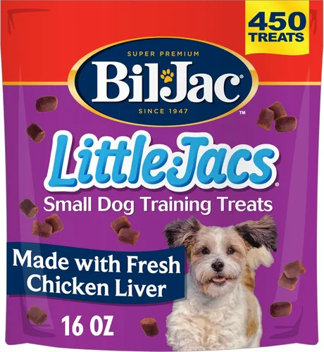Miniatura 8 de Bil-Jac Little Jacs - Golosinas para el hígado, paquete de 4 onzas