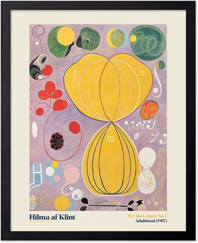 Miniatura 60 de Poster Master Póster de ilustración vintage, impresión retro moderna, los diez más grandes n.º 1, infancia, flor, abstracto, regalo para artista