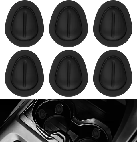 6 piezas de soporte reductor de vasos, estabilizador de silicona para portavasos de automóvil para hacer más pequeños portavasos antivibración,