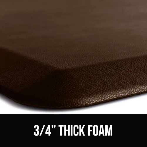 Miniatura 8 de GORILLA GRIP Alfombrillas cómodas y acolchadas para cocina, parte superior suave resistente al agua y a las manchas, tapete ergonómico para estar