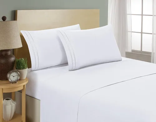 Miniatura 23 de ¡Juego de sábanas de lujo de 4 piezas en Amazon! Diseño de calidad egipcia con 1500 hilos Elegant Comfort - Resistente a las arrugas y al Morado