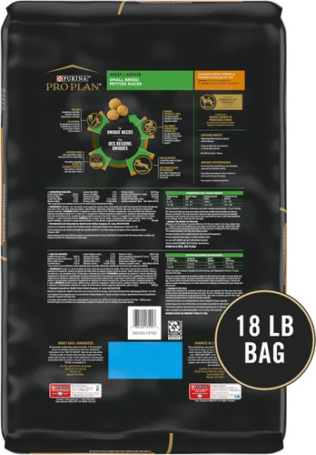 Miniatura 6 de Purina Pro Plan - Alimento para perros de raza pequeña con alto contenido de proteínas, fórmula de pollo y arroz, bolsa de 18 libras