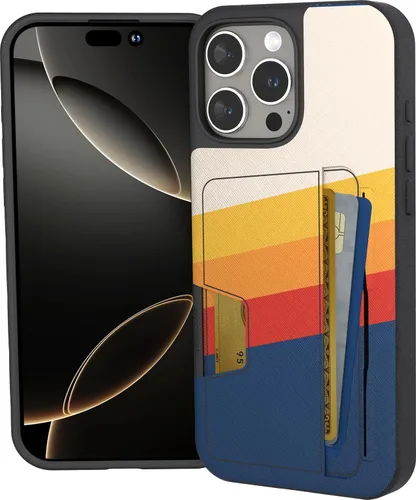 Miniatura 7 de Smartish Funda tipo cartera para iPhone 13 Pro – Wallet Slayer Vol. 2 [delgada + protectora] tarjetero con función atril - Black Tie Affair