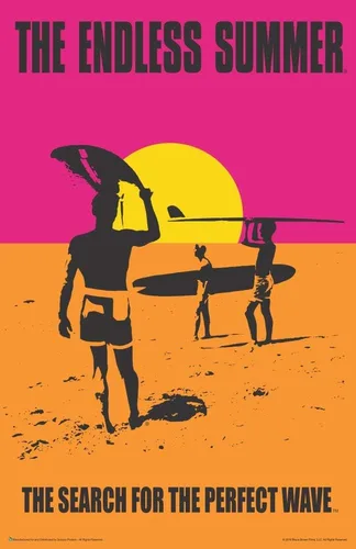 Miniatura 7 de Scorpio Posters The Endless Summer - Movie Mini Poster - Officially Licensed - 11" x 17" - with Black Wood Poster Holder