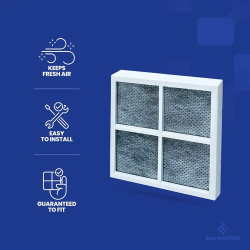 Miniatura 4 de EvertechPRO LT120F - Juego de 4 filtros de filtro de aire para Kenmore Elite 469918, repuesto para refrigerador LG ADQ73214404 ADQ73214402