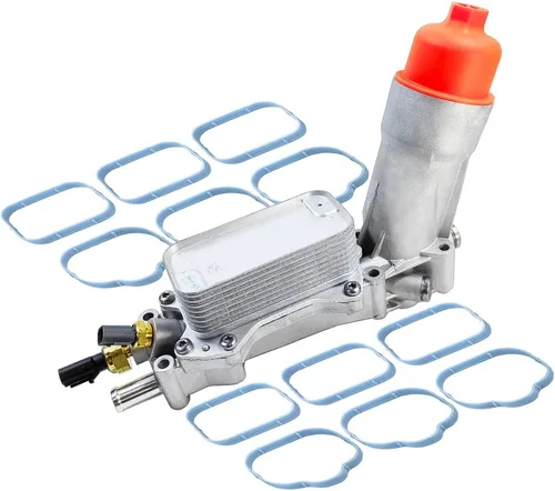 Miniatura 10 de Enfriador de aceite de motor de aluminio y carcasa del filtro de aceite Apto para Chrysler 200 300, Jeep Grand Cherokee Wrangler, Ram 1500