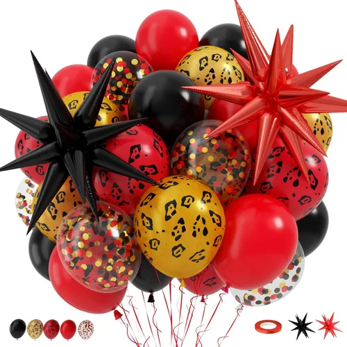 Miniatura 13 de Globos de fútbol, globo de látex marrón salvia de 12 pulgadas con globos de papel de aluminio impresos de fútbol, decoraciones de fiesta de fútbol