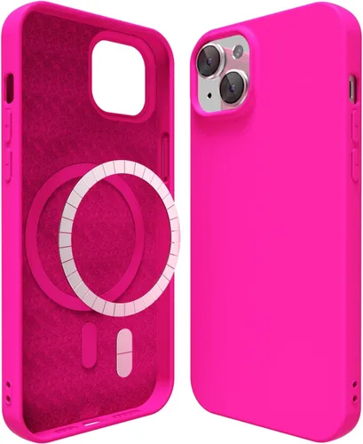 Miniatura 135 de oakxco Funda de silicona para iPhone 12 Pro Max, magnética, compatible con carga inalámbrica Magsafe, cubierta protectora de goma suave y delgada