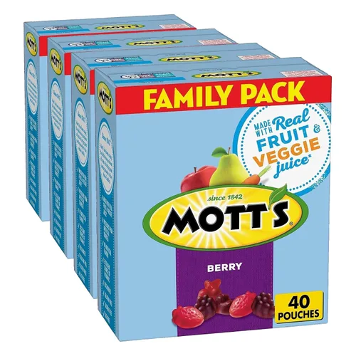 Miniatura 10 de Mott's Berry Family Pack, 0.8 onzas, 40