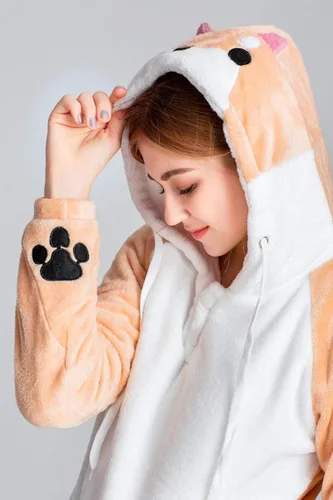 Miniatura 7 de Coriresha - Sudadera con capucha para niños estilo perro con orejas de perro en 3D y cola de perro manga larga
