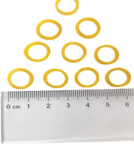 PET SHOW 1000 unidades de 0.394 pulgadas de diámetro. 3.53 oz/paquete de bandas de goma para perros a granel para aseo del cabello, lazos para el