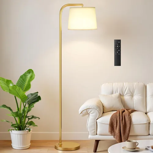 Miniatura 16 de Ambimall Lámpara de pie totalmente regulable - Lámparas de pie de 9W con bombilla LED incluida, lámparas de pie para sala de estar con cabezal R