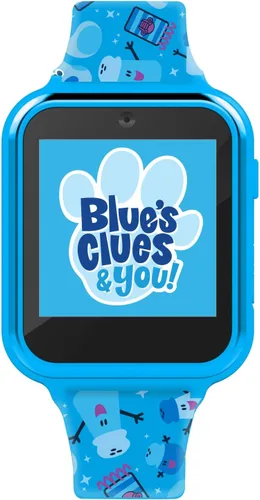 Miniatura 2 de Accutime Blues Clues - Reloj inteligente con pantalla táctil de aprendizaje educativo para niños, niñas, niños pequeños, cámara para selfies