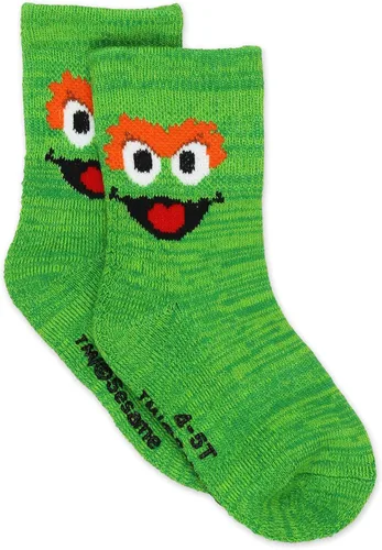 Miniatura 6 de Sesame Street Elmo - Calcetines para niña con agarraderas (bebéniño pequeño)