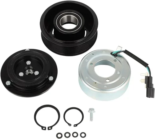 Miniatura 41 de CCIYU Embrague del compresor de CA para el coche 2001 2002 2003 2004 2005-2006 para Hyundai Santa Fe 2.7L Aire acondicionado compresor embrague