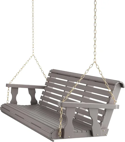 Miniatura 23 de Amish Casual resistente con inclinación hacia atrás, columpio de 3 pies para pórtico de madera en tinte cedro, auténtica artesanía Amish de pino