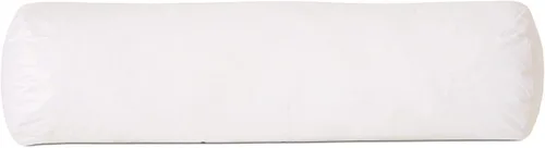 Miniatura 4 de Almohada redonda de 100 % plumas pequeñas, hipoalergénica, de lujo, 100 % algodón, nunca envasada al vacío, sin olor, fabricada en Estados Unidos