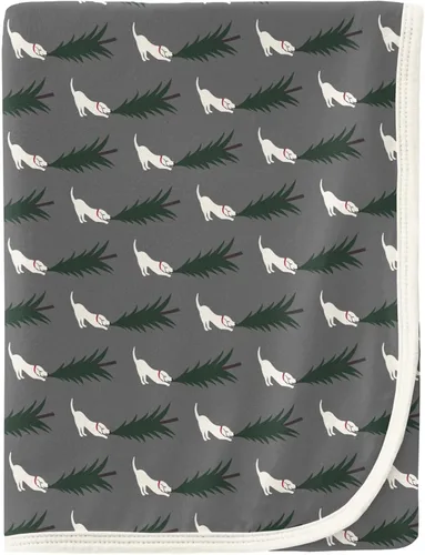 Miniatura 8 de KicKee - Manta para envolver con estampado, suave y sedosa, manta de seguridad, tamaño 40 x 29 pulgadas (gnomos rosa bebé, talla única)
