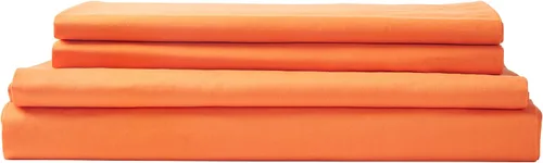Miniatura 26 de Best Season Juego de sábanas de algodón tamaño individual (color amarillo) 3 piezas, juego de sábanas 100% algodón con funda de almohada sobre