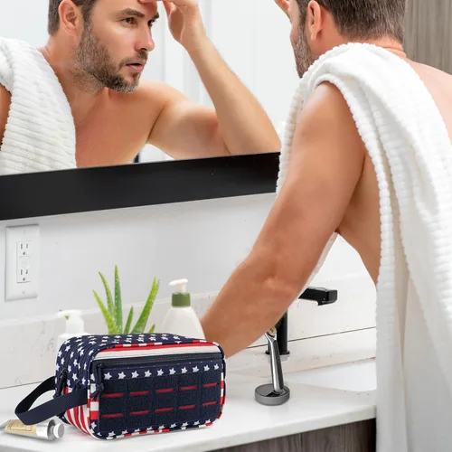 Miniatura 6 de QT&QY Neceser táctico para hombre, bolsa de higiene EDC herramienta militar Molle bolsas pequeñas Dopp Kit de afeitado para hombre Bolsas de ducha 1