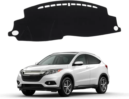 Miniatura 29 de KUST Cubierta negra para tablero de Toyota RAV4 2013-2018 para conducción con mano izquierda, antideslizante, cubierta de tablero de consola