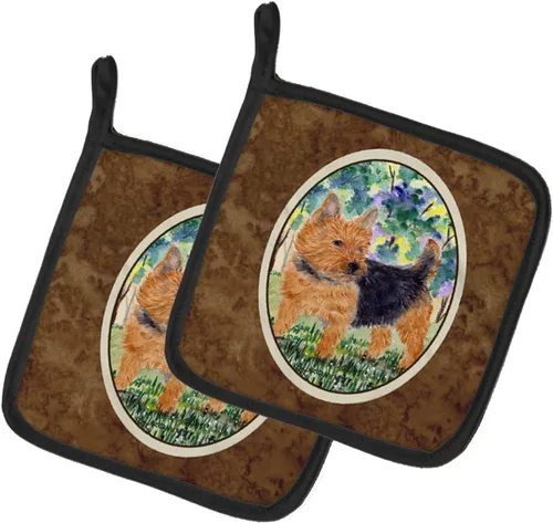 Miniatura 160 de Caroline's Treasures SS8617PTHD - Juego de soportes para ollas de cocina resistentes al calor, almohadillas calientes para horno para cocinar, Husky