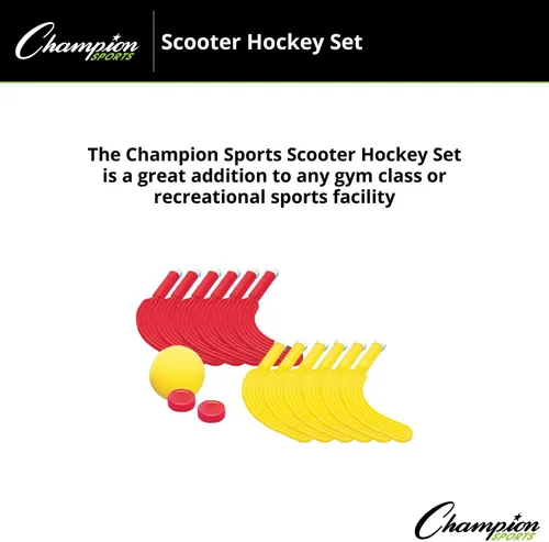 Miniatura 3 de Champion Sports SHS1 Scooter Hockey Set