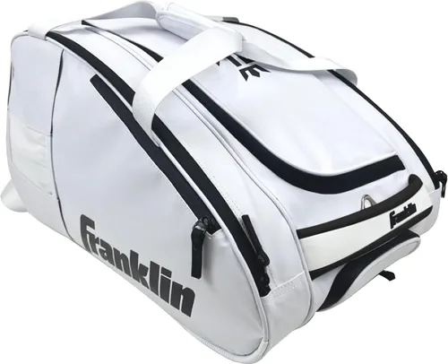 Miniatura 5 de Franklin Sports Pro Series Bag II - Anna Leigh Waters - Professional Pickleball Bag - Duffle/Backpack - Premium Storage - White