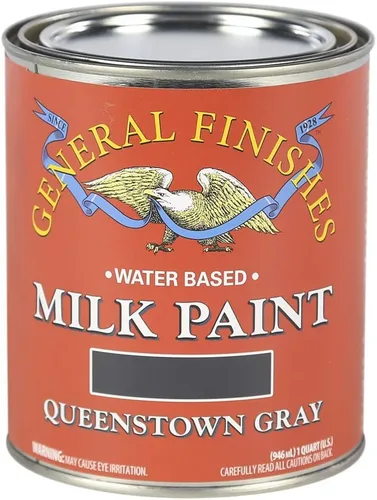 Miniatura 29 de General Finishes Pintura de leche a base de agua, 1 cuarto de galón, lino