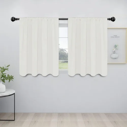 Miniatura 75 de Easy-Going - Cortinas opacas con bolsillo para varilla para el dormitorio, cortinas para ventanas que oscurecen la habitación o la sala de estar