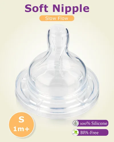 Miniatura 2 de Pezones de silicona para biberones anticólicos Philips Avent, tamaño 1, para bebés de 1 mes o más, flujo lento, 4