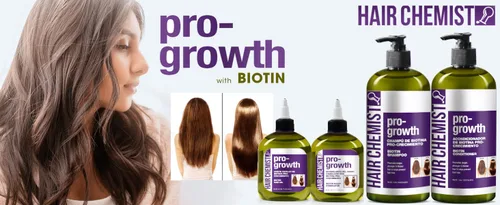 Miniatura 5 de Hair Chemist Biotin Pro-Growth - Aceite para el cabello de alta calidad, 7.1 oz.