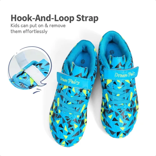 Miniatura 3 de DREAM PAIRS Zapatos de fútbol para niños y niñas, zapatos de fútbol para niños pequeñosniños grandes