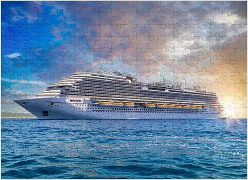Miniatura 7 de MyPuzzle Cruise Ship in The Caribbean - Rompecabezas prémium de 1000 piezas para adultos