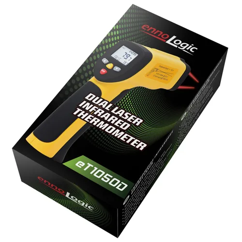 Miniatura 8 de Pistola de temperatura eT1050D con certificado NIST, termómetro infrarrojo sin contacto láser dual de 58 °F a 1202 °F, termómetro digital preciso