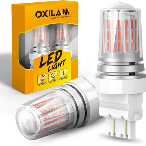 Miniatura 13 de OXILAM - Bombilla de luz LED para señal de giro BA15S 1156, CANBUS sin errores, 2200K, amarillo ámbar, 2800 LM, para 7506, 1156A, 1003, 1141, P21W