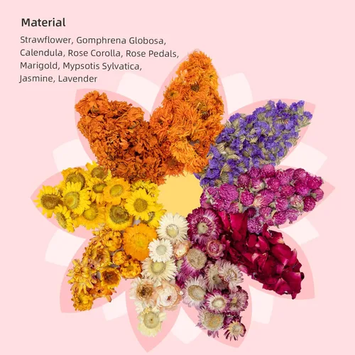 Miniatura 2 de Niteangel Decoración Natural de Hábitat de Cama de Flores y Hierbas - para Hámsters, Jerbos, Ratones, Lemmings, Degus u Otras Mascotas Pequeñas