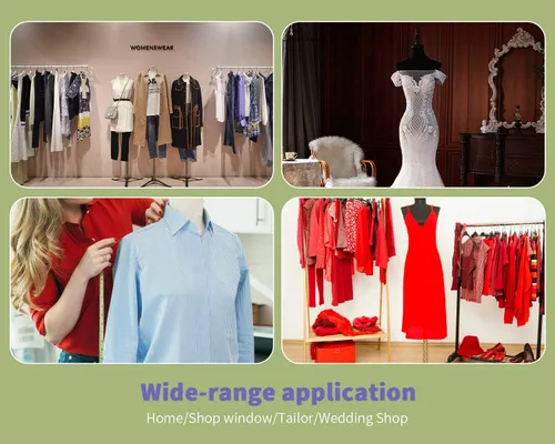 Miniatura 2 de Maniquí de maniquí de torso, forma de maniquí femenino, altura ajustable, modelo de exhibición, torso y trípode, soporte para ropa