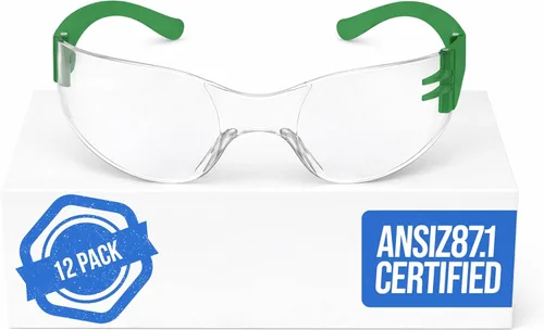 Miniatura 9 de RUGGED BLUE Gafas de seguridad de trabajo para hombres Ansi Z87 certificadas gafas de seguridad para campo de tiro Cristal antiarañazos