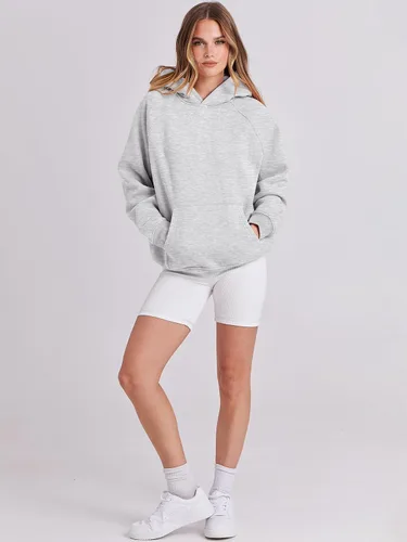 Miniatura 102 de ANRABESS - Sudaderas con capucha para mujer, sobre talla, de vellón de manga larga, modelo de 2024, para otoño