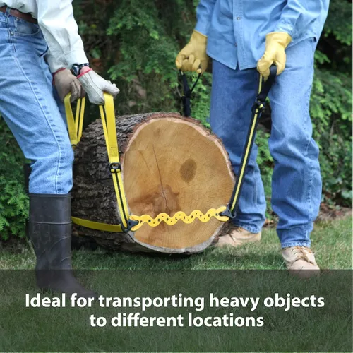 Miniatura 7 de ProLifter - Correas de elevación de soporte para plantas de 400 libras para mover rocas pesadas, bolas de raíz, macetas de jardinería, macetas
