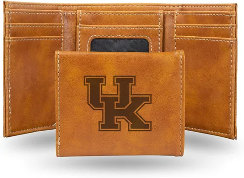 Miniatura 71 de NCAA Rico Industries - Billetera triple grabada con láser, con grabado láser, accesorio para hombre