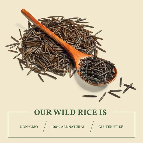 Miniatura 6 de Arroz salvaje Minnesota 100% natural sin OMG, 15 onzas