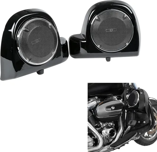 Miniatura 10 de Green-L - Carenaduras inferiores ventiladas para las piernas tipo guantera, aptas para Harley 2014-2024 Touring Road King Street Glide Electra Glide