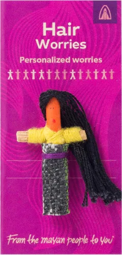 Miniatura 5 de Muñecos preocupados de Guatemala – Preocupaciones personalizadas – Hecho a mano por artesanos mayas (preocupaciones frías)