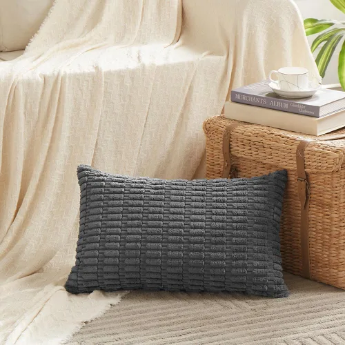 Miniatura 103 de Fancy Homi - Paquete de 2 fundas de almohada decorativas de color taupe de 22 x 22 pulgadas para sala de estar, sofá, cama, estilo rústico, bohemio