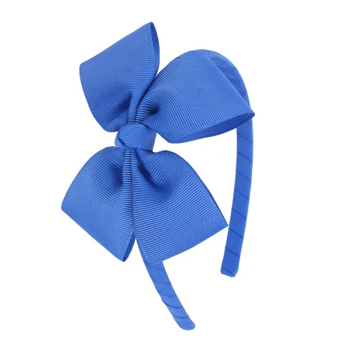 Miniatura 20 de Diadema de lazo negro a la moda, lazo grande de grogrén para el pelo, para niñas y niños pequeños, decoración de fiesta, disfraz de cosplay