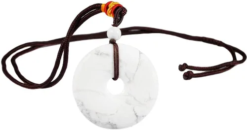 Miniatura 2 de SUNYIK Collar con colgante de piedra preciosa natural de la suerte para mujeres y hombres, collar de amuleto de cristal curativo para unisex