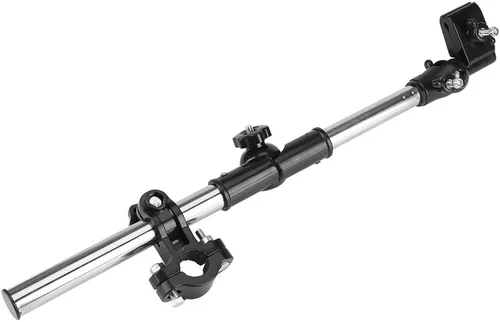 Miniatura 8 de Soporte de montaje de paraguas ajustable de 360°, soporte de montaje elástico de acero inoxidable, soporte de conector de paraguas para cochecito