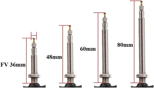 Miniatura 3 de Paquete de 2 tubos interiores para bicicleta de montaña, 26 x 1.9/2.125 F/V48mm, válvula Presta compatible con 26 x 1.9 26 x 2.0 26 x 2.10 26 x